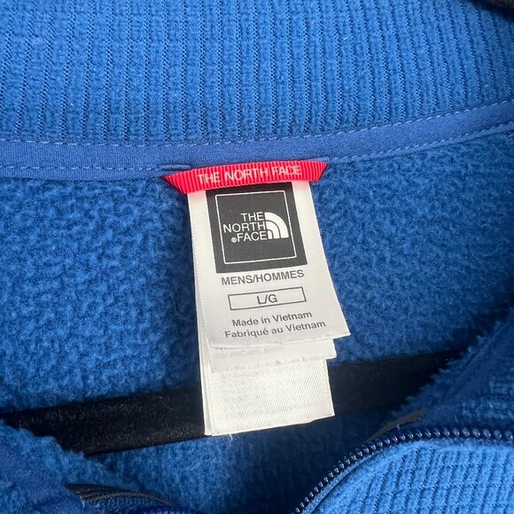 North Face Blue Quarter Zip - Size L - Picture 4 of 11